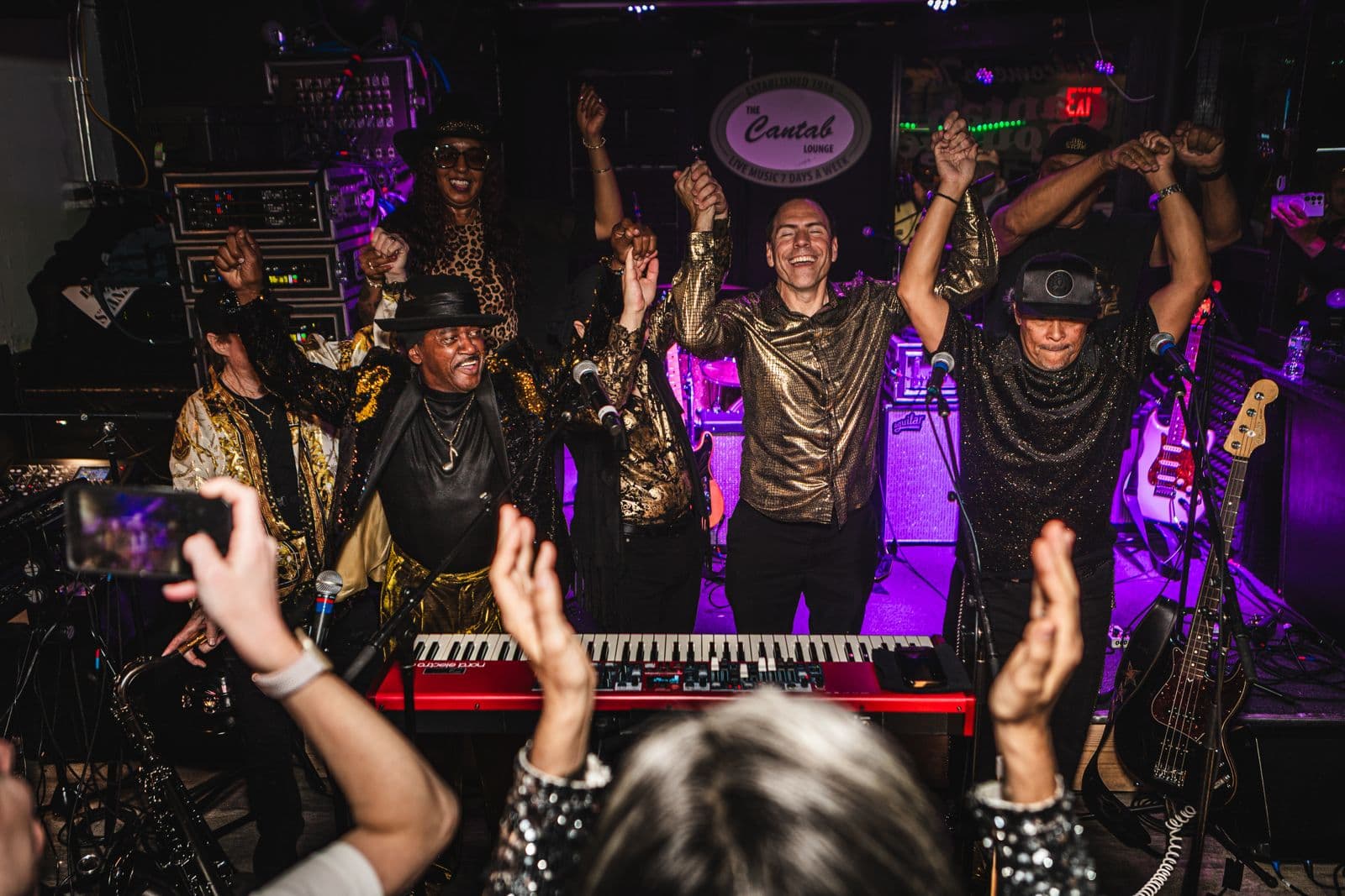 The Family Stone performing at The Cantab Lounge
